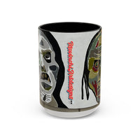 3 amigos2.0 Zombie Skull Coffee Mug — Spooky Horror Accent Mug (11/15 oz)