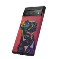 Colorful Pit LABRADOR Tough Phone Case — Vibrant Pop Art Dog Design