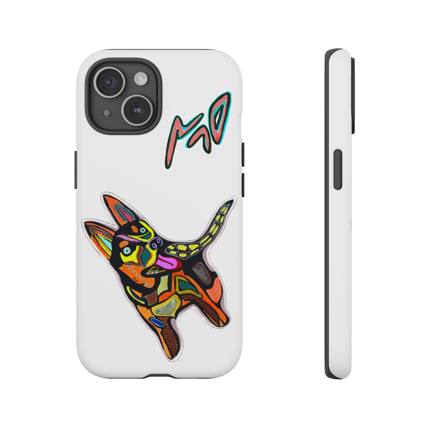 HUSKY  Colorful Abstract Dog Phone Case — 'MAD' Signature Protective Case