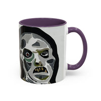 3 amigos Creepy Masked Faces Accent Coffee Mug – Horror Art 11/15oz