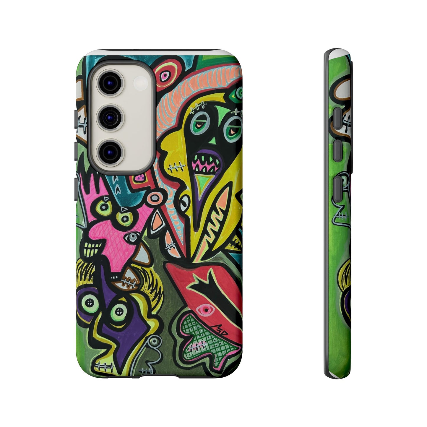 CONCERT  Abstract Graffiti Phone Case — Colorful Street Art Tough Cases