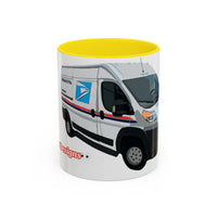 PROMASTER.  Coffee Mug — Postal Delivery Van Illustration
