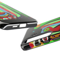 CRAZY.   Tribal Face Phone Case — Colorful Modern Art iPhone Cover