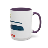 AERIAL.   Wave Accent Coffee Mug — Watersports Lover Gift
