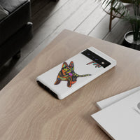 HUSKY  Colorful Abstract Dog Phone Case — 'MAD' Signature Protective Case
