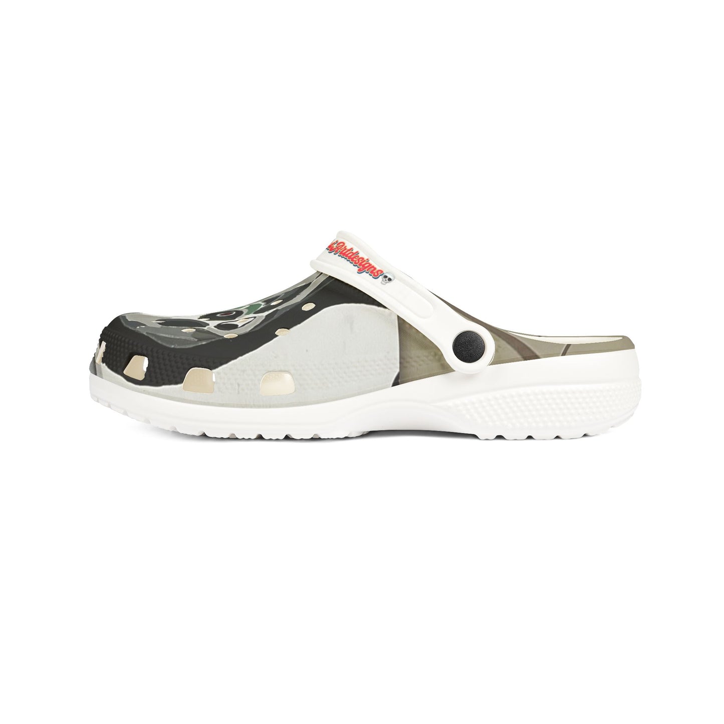 3 amigos  Camouflage Skull Clog - EVA Foam Slip-On Shoes