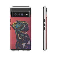 Colorful Pit LABRADOR Tough Phone Case — Vibrant Pop Art Dog Design