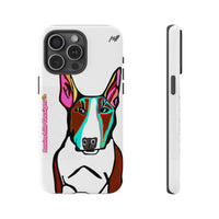 MR Bull Terrier Phone Case — Colorful Pop Art Tough Cases for Dog Lovers