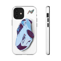 Melvin White Sports Car Phone Case - Retro Pop Art Supercar Protective Tough Case