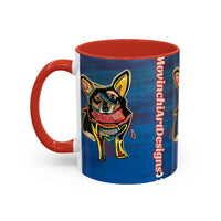 Chihuahua Art Coffee Mug – Colorful Pop‑Art Dog Accent Mug (11/15 oz)