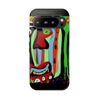CRAZY.   Tribal Face Phone Case — Colorful Modern Art iPhone Cover