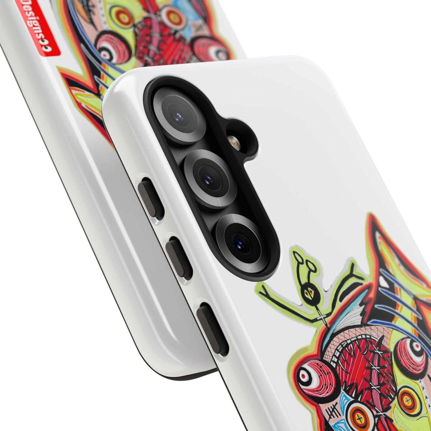Phone Case — Colorful Abstract PARASITE  Fish Art Tough Cases