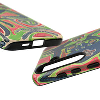 Abstract AFTERLIFE Phone Case — Bold Psychedelic Music Art