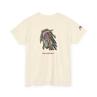Graphic Tee — Colorful CRAZY TUNA  Illustration Back Print Tee