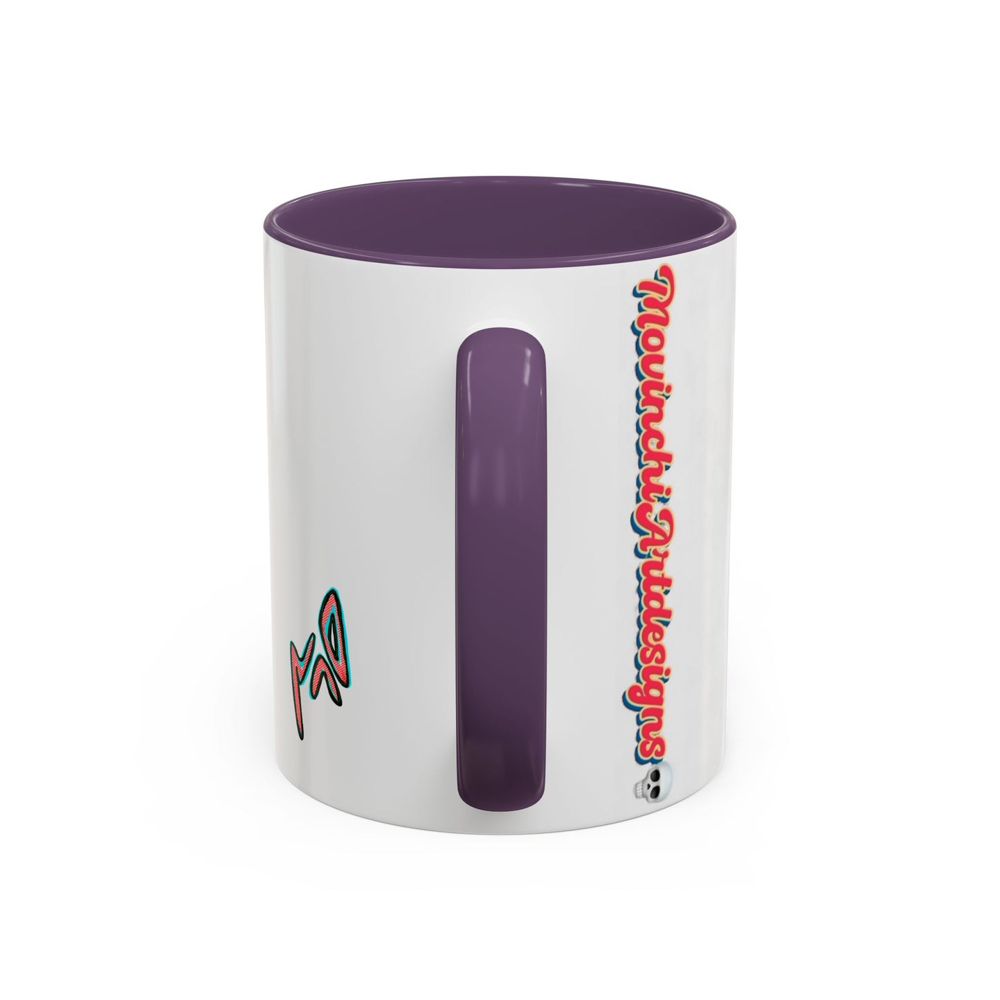 Edgy 3x  Horror Face Accent Coffee Mug (11/15oz) — 'ANAL 3X' Graphic