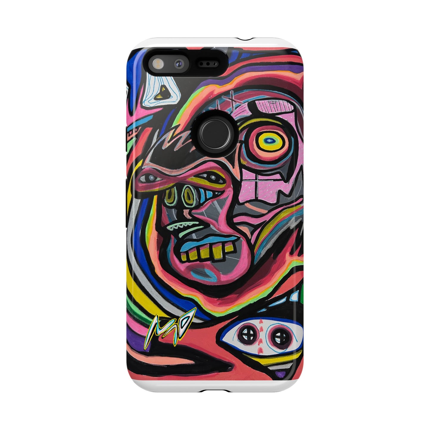 CRAZY Graffiti Phone Case — Colorful Street Art Protective Cover