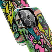 CONCERT  Abstract Graffiti Phone Case — Colorful Street Art Tough Cases