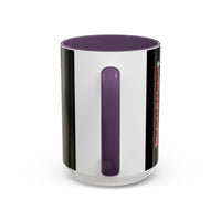 Coffee Mug — Colorful Abstract Cross Accent Ceramic Mug (11/15 oz)