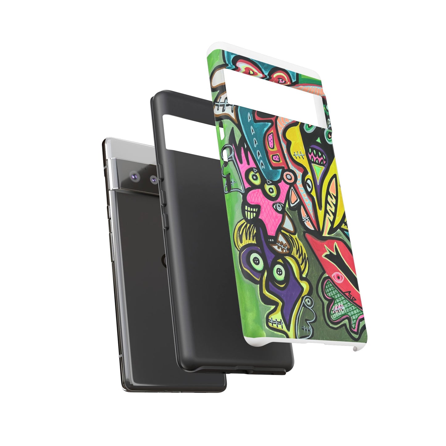 CONCERT  Abstract Graffiti Phone Case — Colorful Street Art Tough Cases