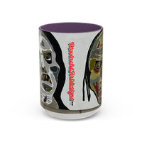 3 amigos2.0 Zombie Skull Coffee Mug — Spooky Horror Accent Mug (11/15 oz)