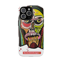 KUNTA.  Abstract Tribal Skull Phone Case — Colorful Street Art Protective Cover