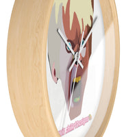 KAREN.  Screaming Face Wall Clock — Bold Pop Art Horror Home Decor