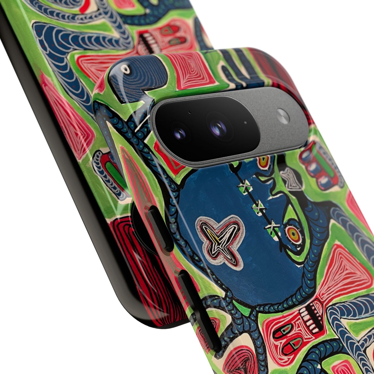 Abstract AFTERLIFE Phone Case — Bold Psychedelic Music Art