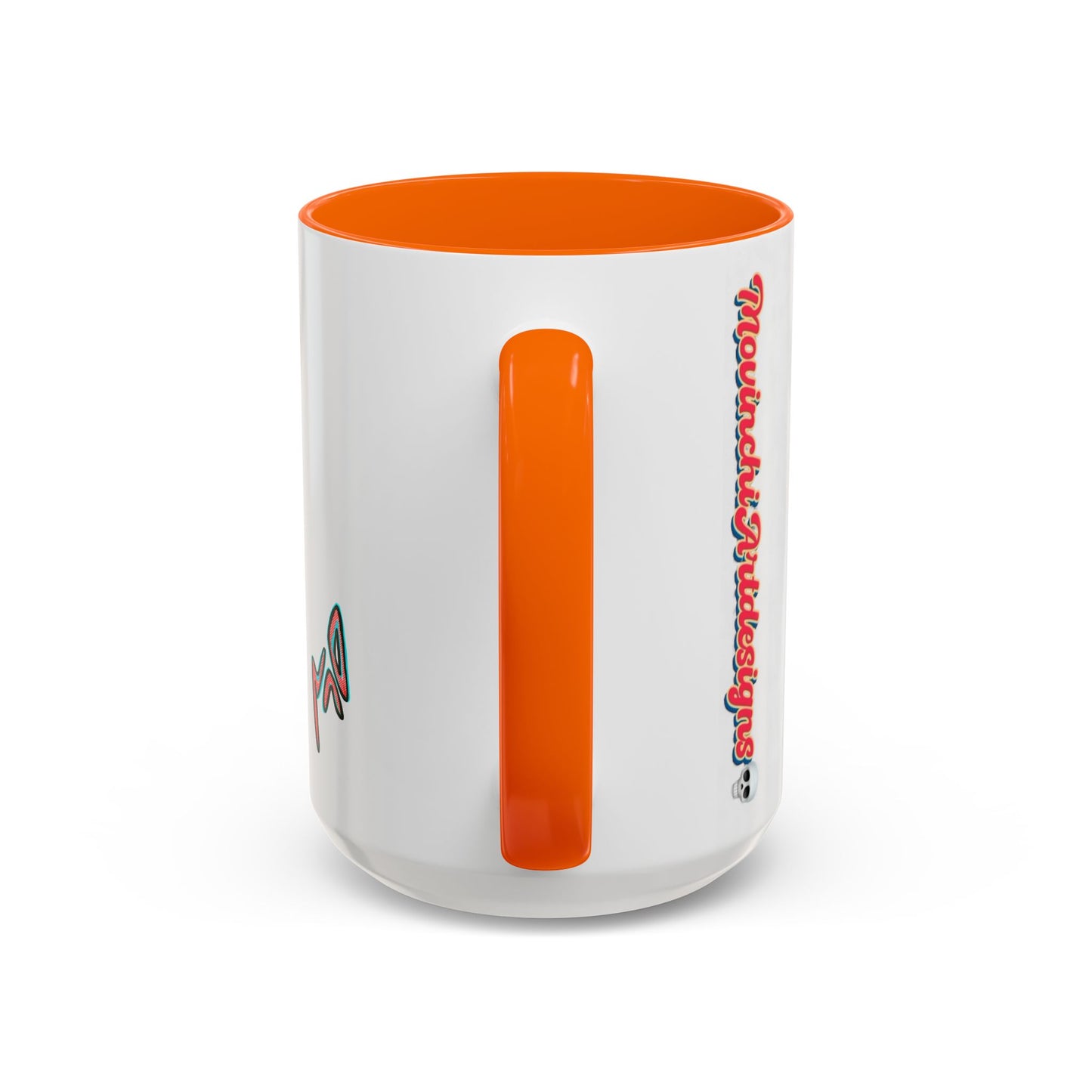 Edgy 3x  Horror Face Accent Coffee Mug (11/15oz) — 'ANAL 3X' Graphic
