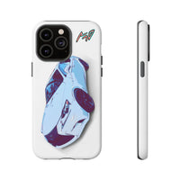 Melvin White Sports Car Phone Case - Retro Pop Art Supercar Protective Tough Case