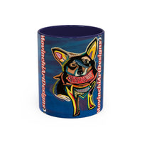 Chihuahua Art Coffee Mug – Colorful Pop‑Art Dog Accent Mug (11/15 oz)