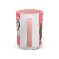 Bulldog Accent Coffee Mug — Cute Pink Dog Lover Mug (11/15oz)