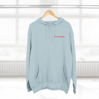 HEART ATTACK  Abstract Psyche Hoodie — Colorful Three-Panel Back Art Fleece Hoodie
