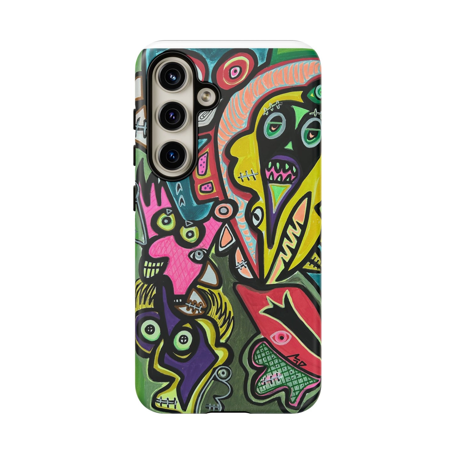 CONCERT  Abstract Graffiti Phone Case — Colorful Street Art Tough Cases
