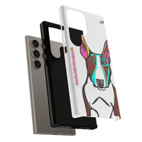 MR Bull Terrier Phone Case — Colorful Pop Art Tough Cases for Dog Lovers