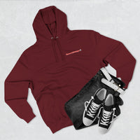 HEART ATTACK  Abstract Psyche Hoodie — Colorful Three-Panel Back Art Fleece Hoodie