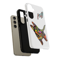 HUSKY  Colorful Abstract Dog Phone Case — 'MAD' Signature Protective Case