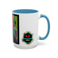 SAN JUAN.  Colorful Street Art Coffee Mug — Vibrant Alleyway & Playful Emblem Accent Mug