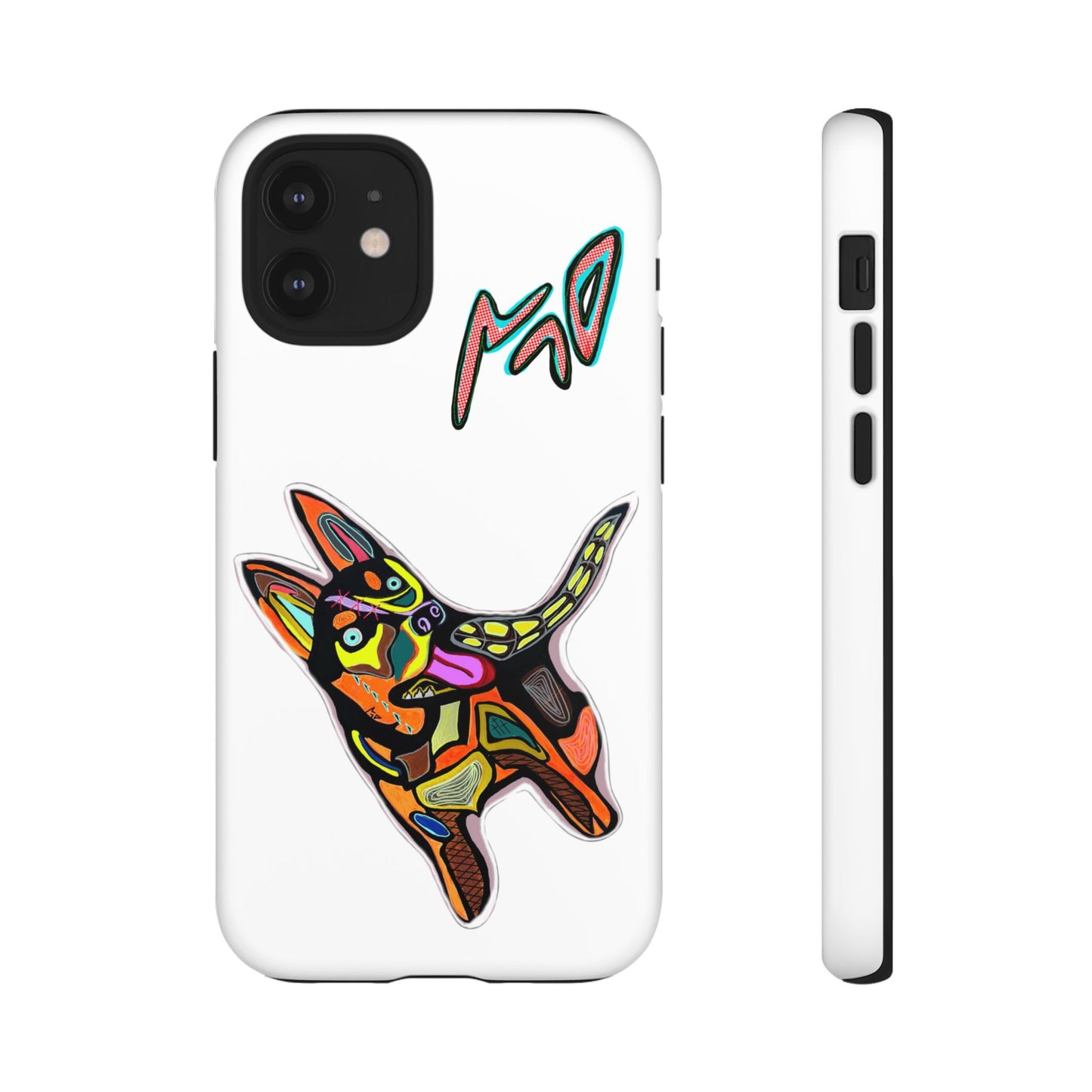 HUSKY  Colorful Abstract Dog Phone Case — 'MAD' Signature Protective Case