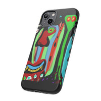 CRAZY.   Tribal Face Phone Case — Colorful Modern Art iPhone Cover