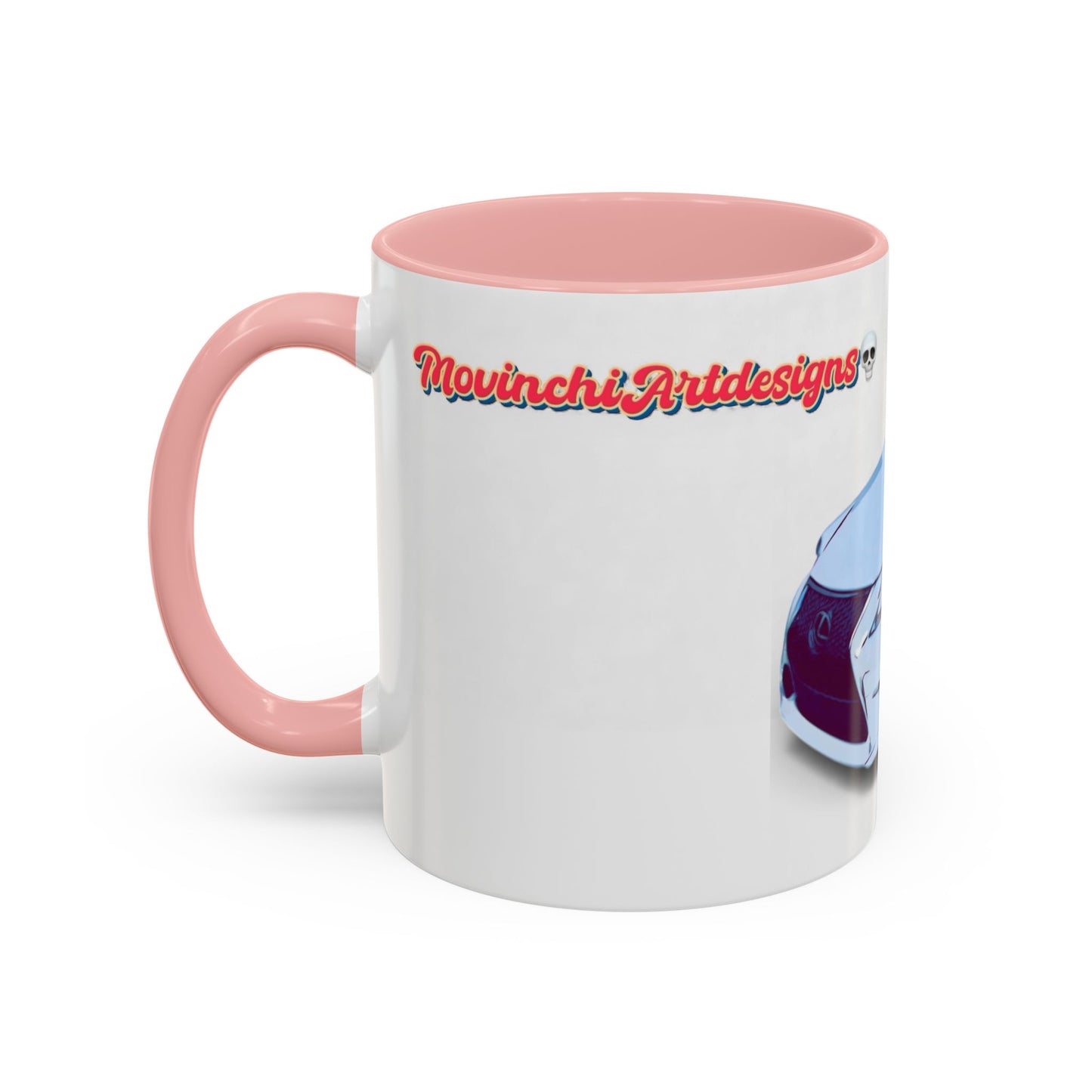 IS300 Car Lover Accent Coffee Mug – White Sports Sedan Design (11oz & 15oz)
