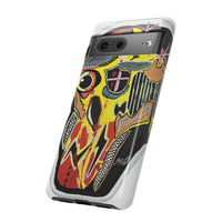 VINCENT.  Skull Riot Phone Case – Colorful Abstract Horror Art Protective Cover