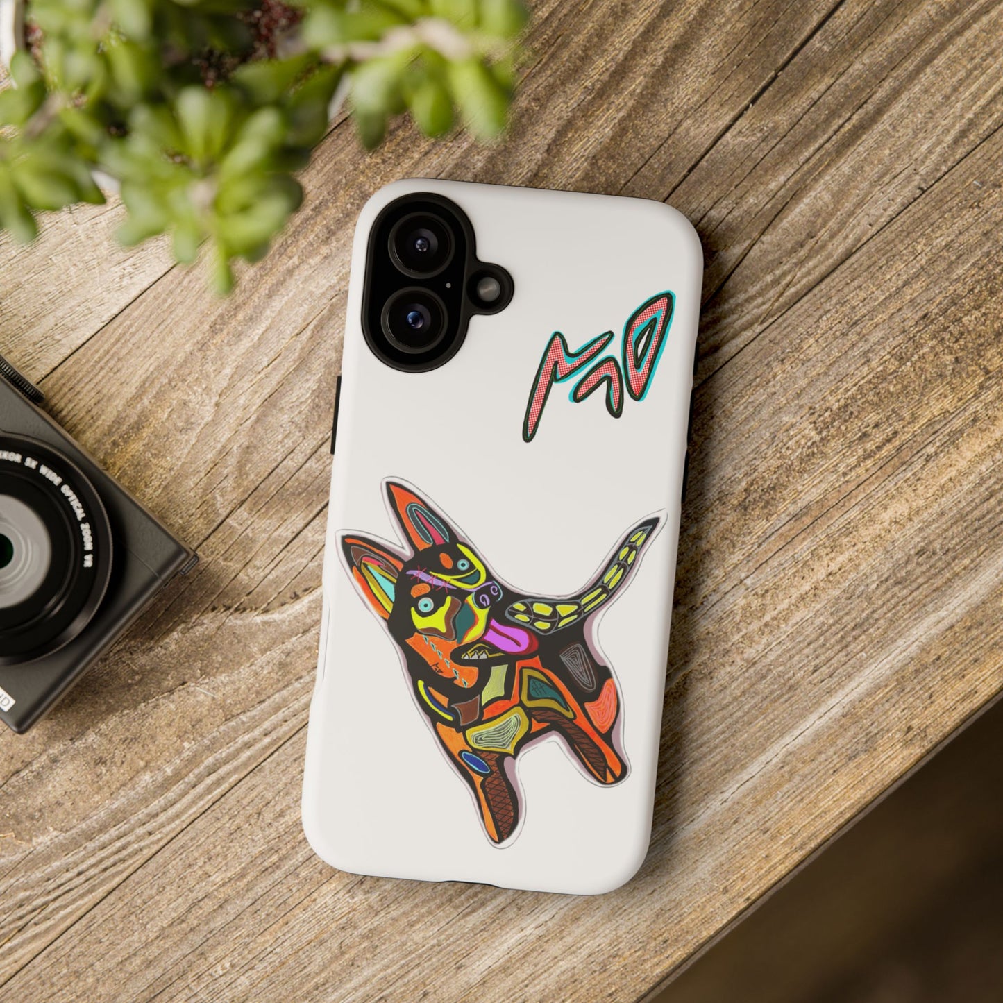 HUSKY  Colorful Abstract Dog Phone Case — 'MAD' Signature Protective Case