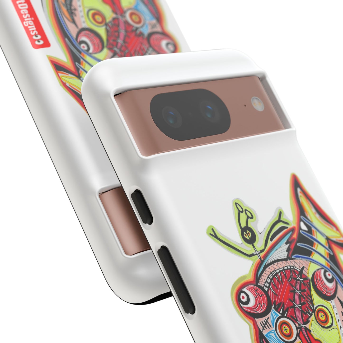 Phone Case — Colorful Abstract PARASITE  Fish Art Tough Cases