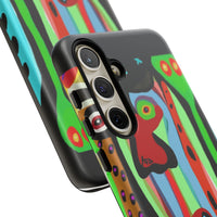 CRAZY.   Tribal Face Phone Case — Colorful Modern Art iPhone Cover