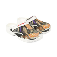 Artistic PITBULL  Dog Print EVA Foam Clogs — All-Over-Print Comfortable Slip-On Shoes