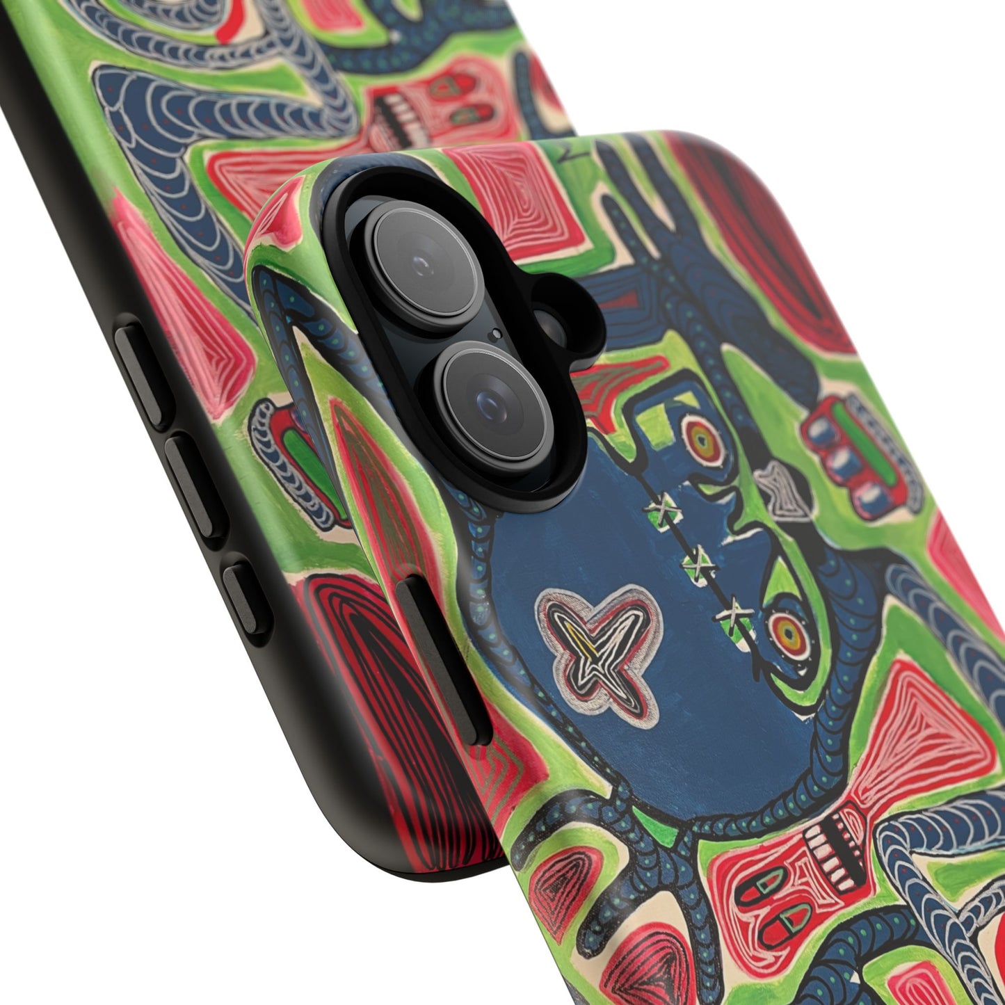 Abstract AFTERLIFE Phone Case — Bold Psychedelic Music Art
