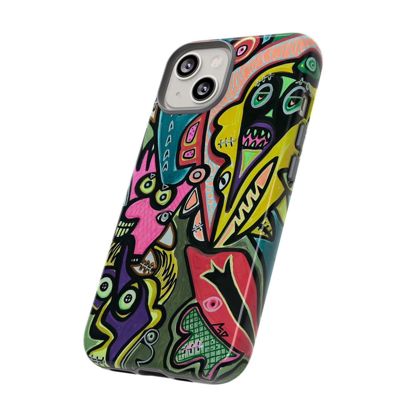 CONCERT  Abstract Graffiti Phone Case — Colorful Street Art Tough Cases