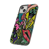 CONCERT  Abstract Graffiti Phone Case — Colorful Street Art Tough Cases