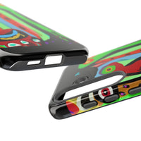 CRAZY.   Tribal Face Phone Case — Colorful Modern Art iPhone Cover