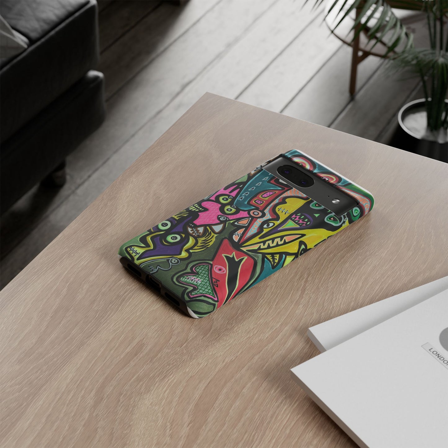 CONCERT  Abstract Graffiti Phone Case — Colorful Street Art Tough Cases